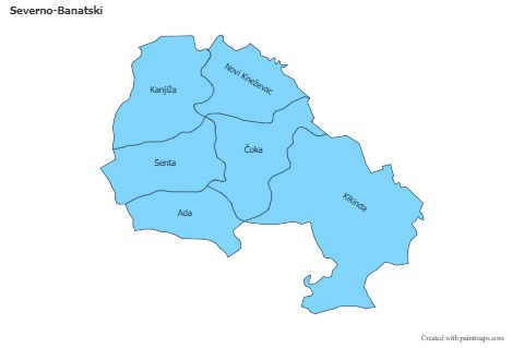 Sample Maps for Severno-Banatski (blue)