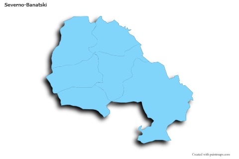 Sample Maps for Severno-Banatski (blue,outline,shadowy)