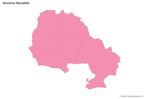 Sample Maps for Severno-Banatski (pink,outline)