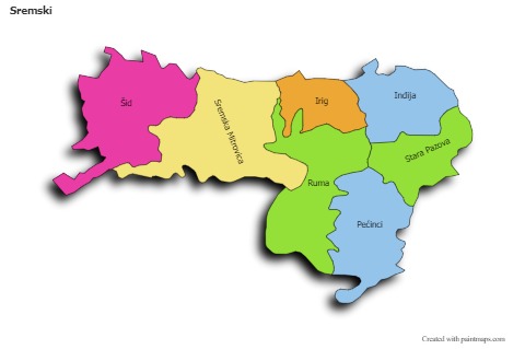 Sample Maps for Sremski (colored,shadowy)