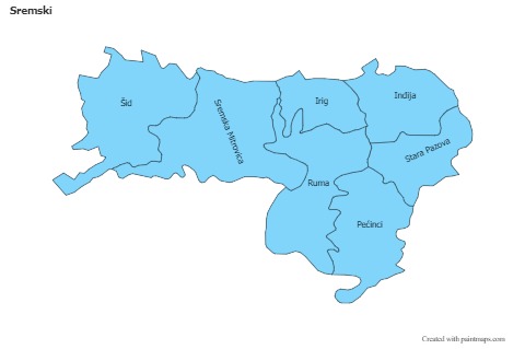 Sample Maps for Sremski (blue)