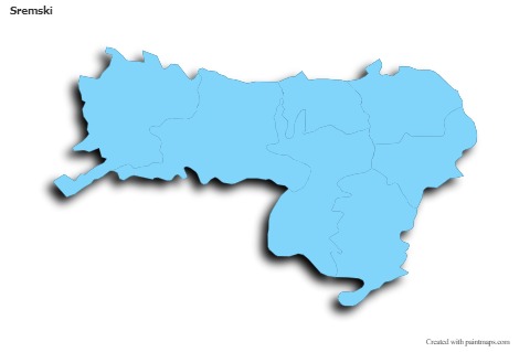 Sample Maps for Sremski (blue,outline,shadowy)
