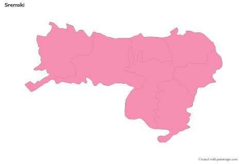 Sample Maps for Sremski (pink,outline)