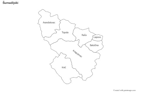Sample Maps for Šumadijski (black-white)