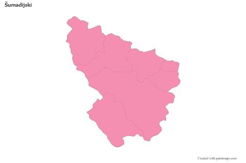 Sample Maps for Šumadijski (pink,outline)