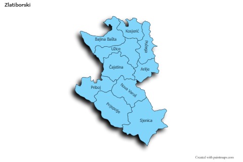 Contoh Peta untuk Zlatiborski (biru,bayangan)