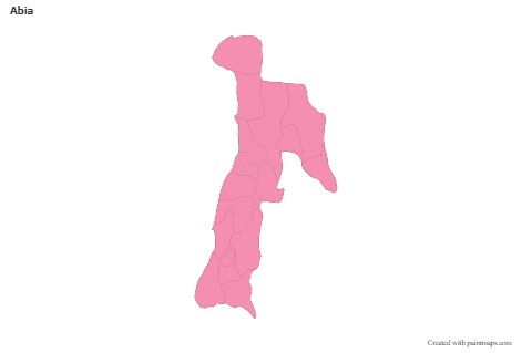 Abia için Örnek Haritalar (pembe,anahat)