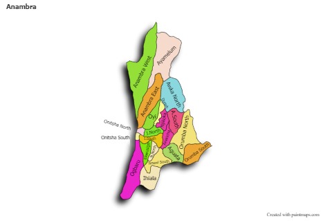Sample Maps for Anambra (colored,shadowy)