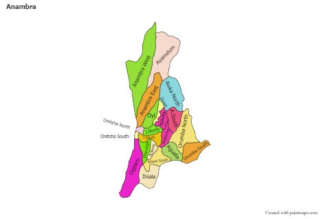 Sample Maps for Anambra (colored)
