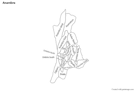 Sample Maps for Anambra (black-white)
