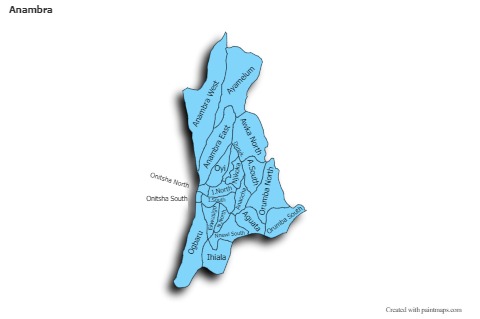 Sample Maps for Anambra (blue,shadowy)