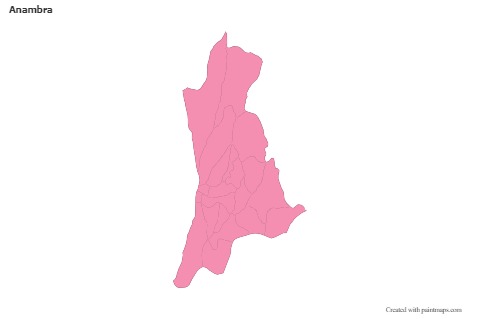 Sample Maps for Anambra (pink,outline)