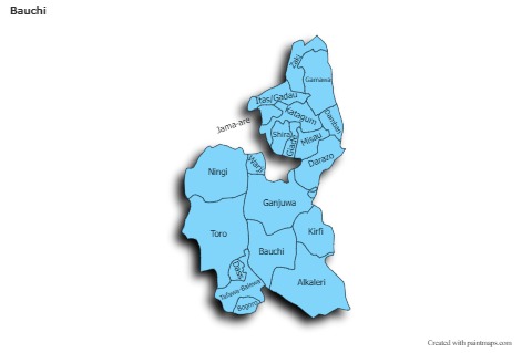 Sample Maps for Bauchi (blue,shadowy)