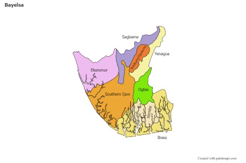 Sample Maps for Bayelsa (colored)