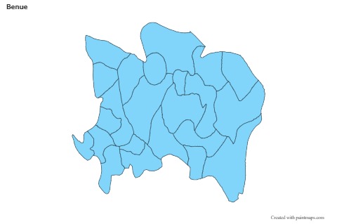 Sample Maps for Benue (blue)