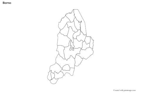 Sample Maps for Borno (black-white)