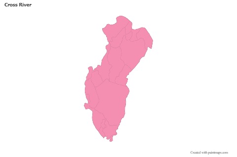 Sample Maps for Cross River (pink,outline)