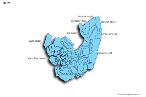 Mapas de muestra para Delta (azul,sombrío)