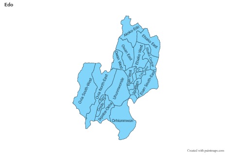 Sample Maps for Edo (blue)