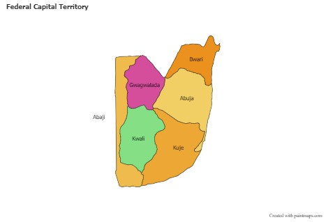 Sample Maps for Federal Capital Territory (colored)