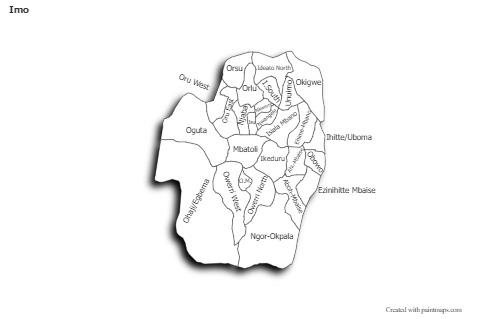 Imo için Örnek Haritalar (siyah-beyaz,gölgeli)