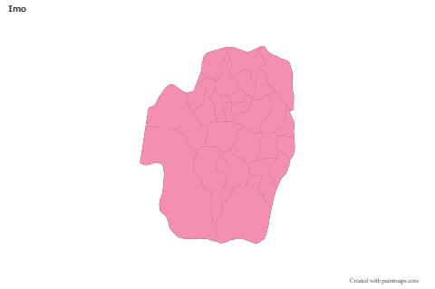 Imo için Örnek Haritalar (pembe,anahat)
