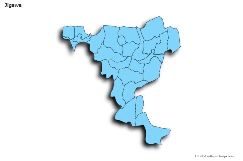 Sample Maps for Jigawa (blue,shadowy)