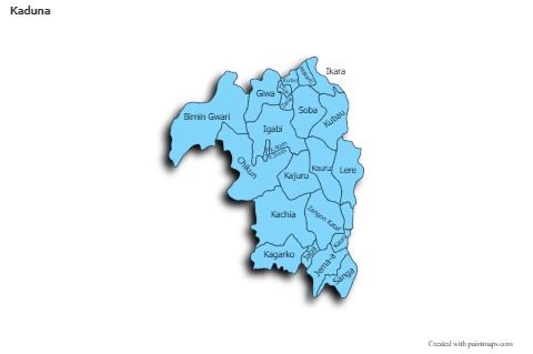 Sample Maps for Kaduna (blue,shadowy)