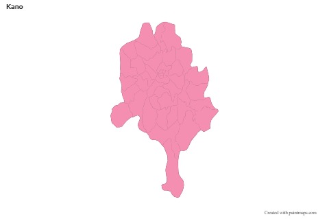 Kano için Örnek Haritalar (pembe,anahat)