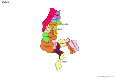 Sample Maps for Kebbi (colored)