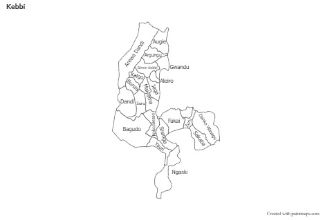 Sample Maps for Kebbi (black-white)