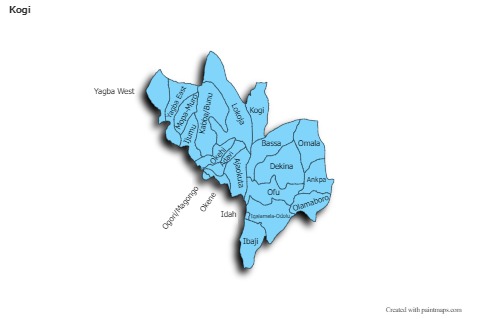 Sample Maps for Kogi (blue,shadowy)