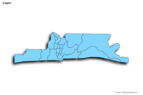 Mapas de muestra para Lagos (azul,sombrío)
