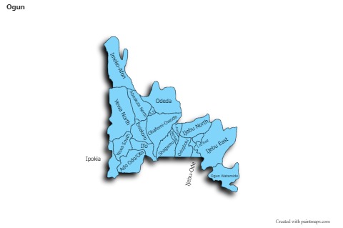 Sample Maps for Ogun (blue,shadowy)