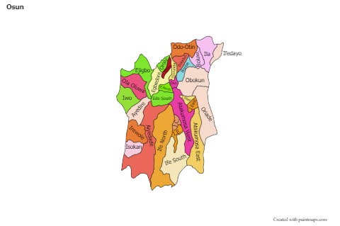 Sample Maps for Osun (colored)
