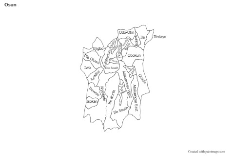 Sample Maps for Osun (black-white)