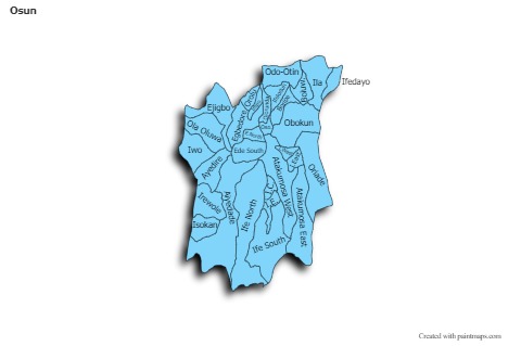 Sample Maps for Osun (blue,shadowy)