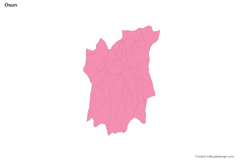 Sample Maps for Osun (pink,outline)