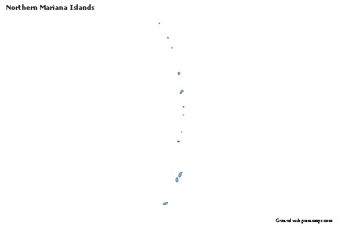 Contoh Peta untuk Kepulauan Mariana Utara (biru)