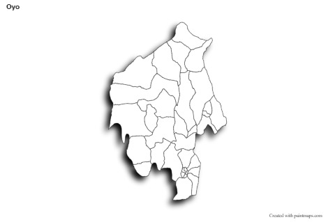 Sample Maps for Oyo (black-white,shadowy)