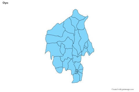 Sample Maps for Oyo (blue)