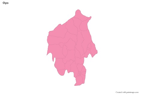 Sample Maps for Oyo (pink,outline)