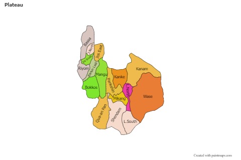Sample Maps for Plateau (colored)