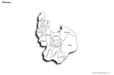 Sample Maps for Plateau (black-white,shadowy)