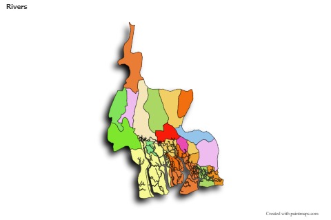 Mapas de muestra para Rivers (coloreado,sombrío)