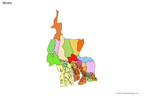 Mapas de muestra para Rivers (coloreado)