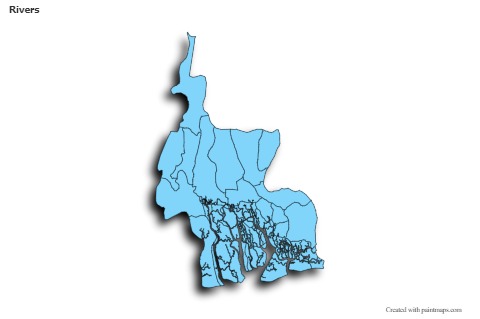 Mapas de muestra para Rivers (azul,sombrío)