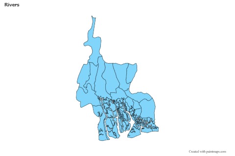 Mapas de muestra para Rivers (azul)