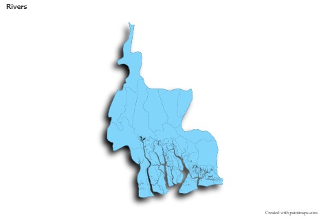 Mapas de muestra para Rivers (azul,contorno,sombrío)