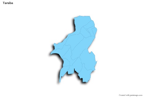 Sample Maps for Taraba (blue,outline,shadowy)